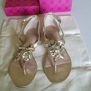 Tory Burch Leather Thong Sandals